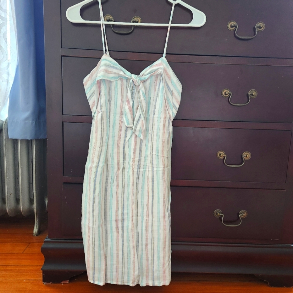 Linnen blend dress